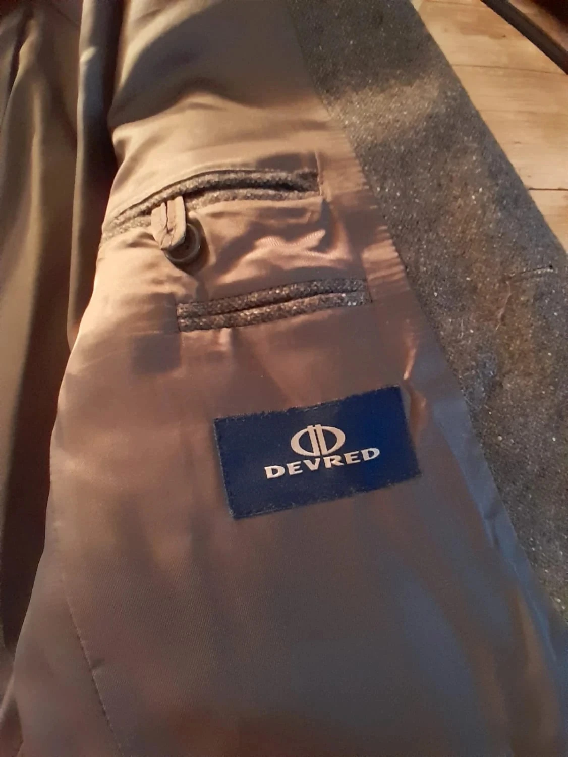 Veste costume, cor cinza salpicada, Marca Devred, tamanho 48 – photo 8